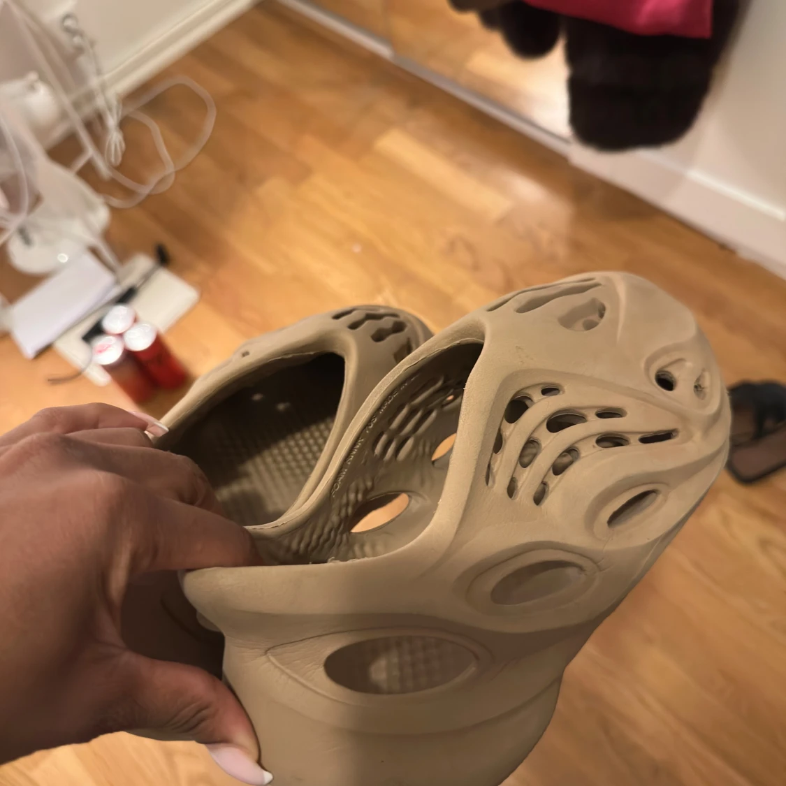 Beige adidas Yeezy Foam Runner