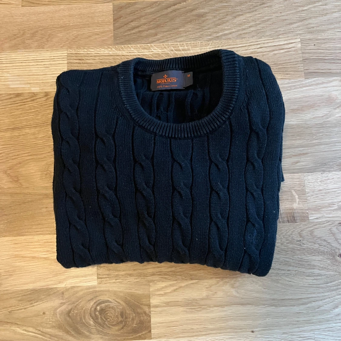 Kabelstickad tröja från Morris