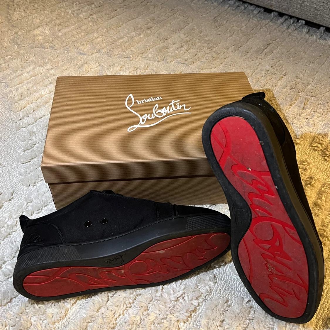 Christian Louboutin svarta sneakers - 2