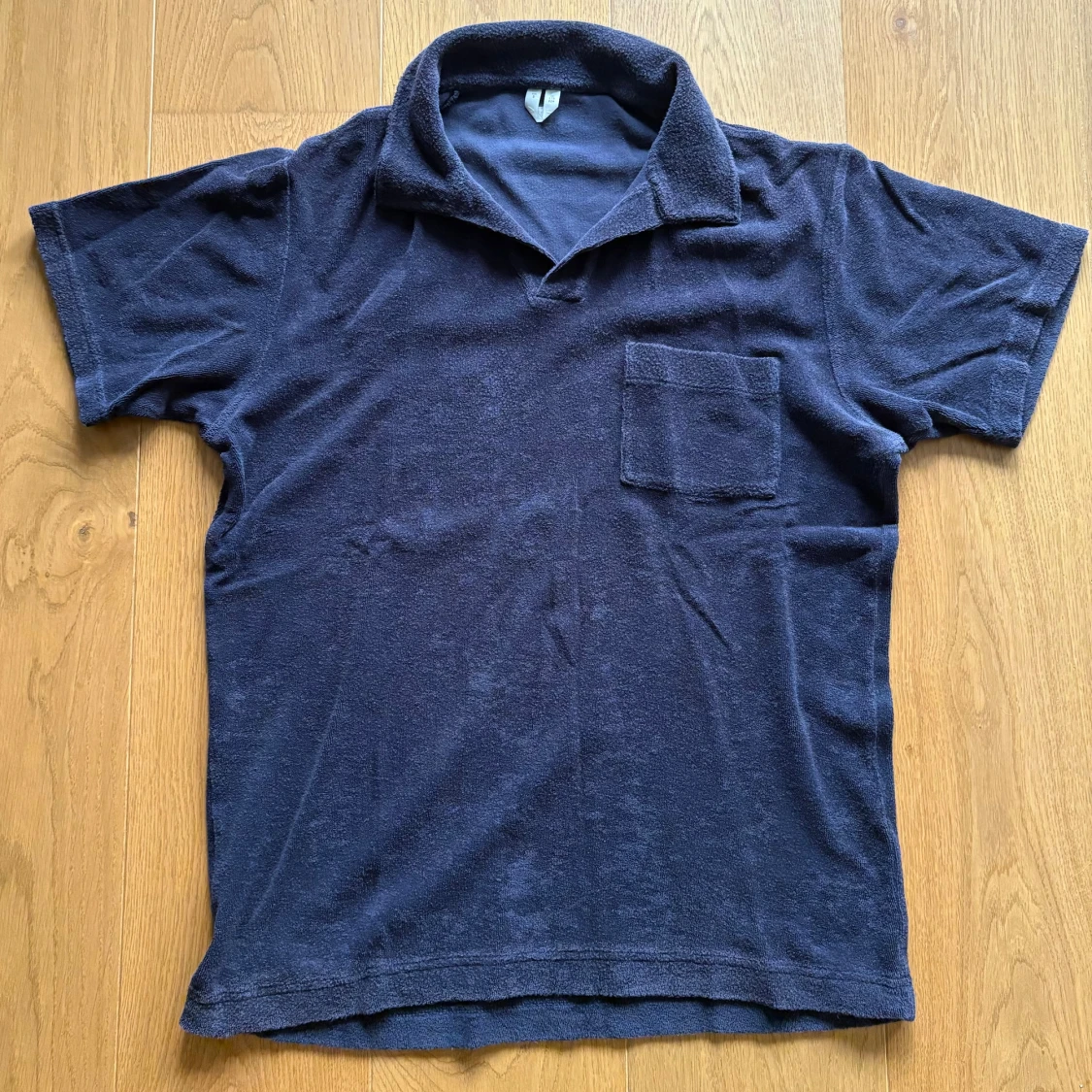 Frotté Piké, Mörkblå