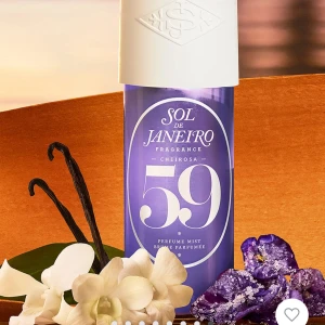 Sol de Janeiro 59 - Fräsch och trendig body mist, toner av vaniljorkidé, sockrad viol och skir sandelträ. Har använts så flaskan är inte helt full, går ner i pris av detta köpt för 240kr här 90kr, skriv om ni har frågor💜💜