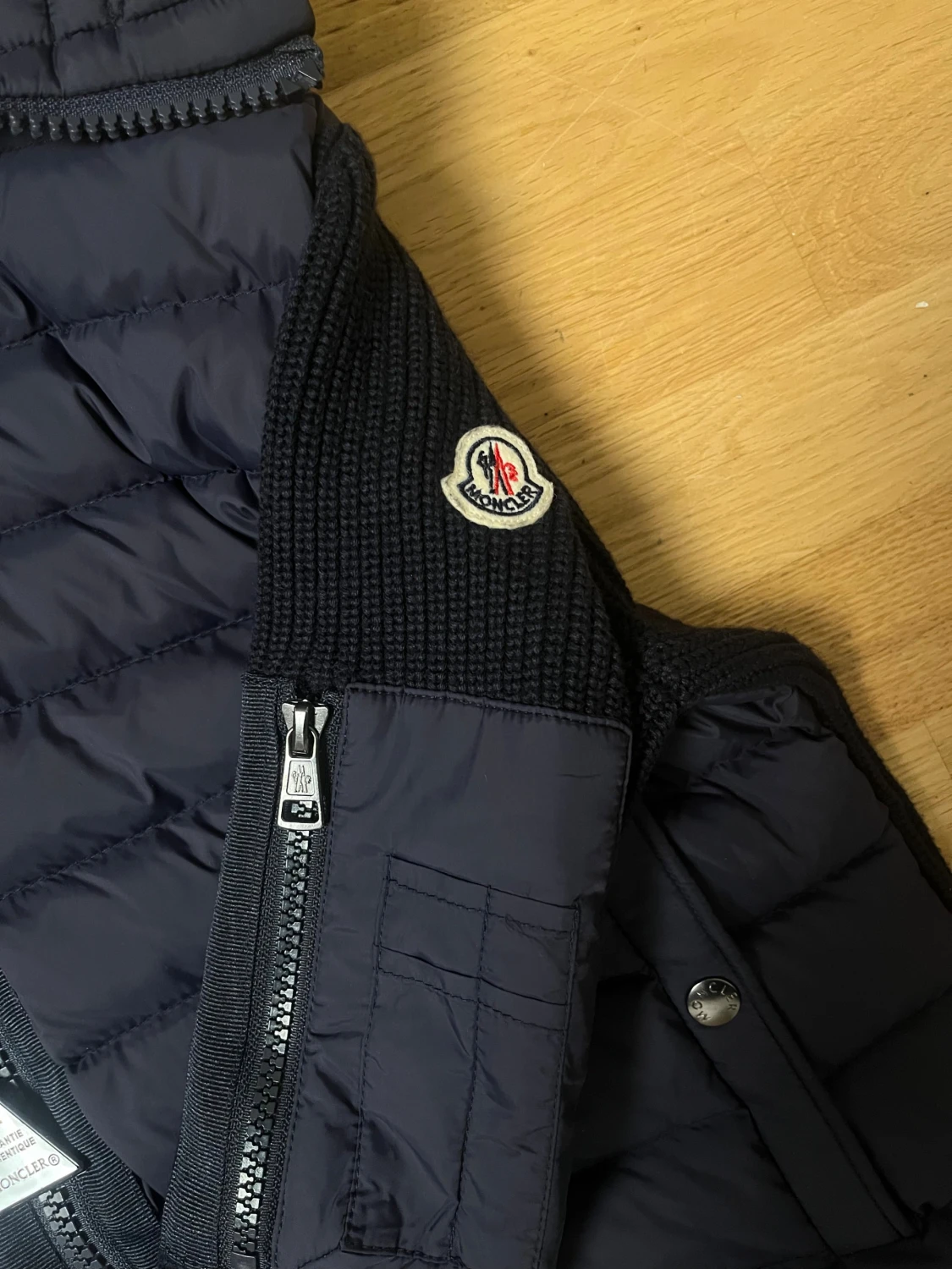 Mörkblå Moncler cardigan  - 1