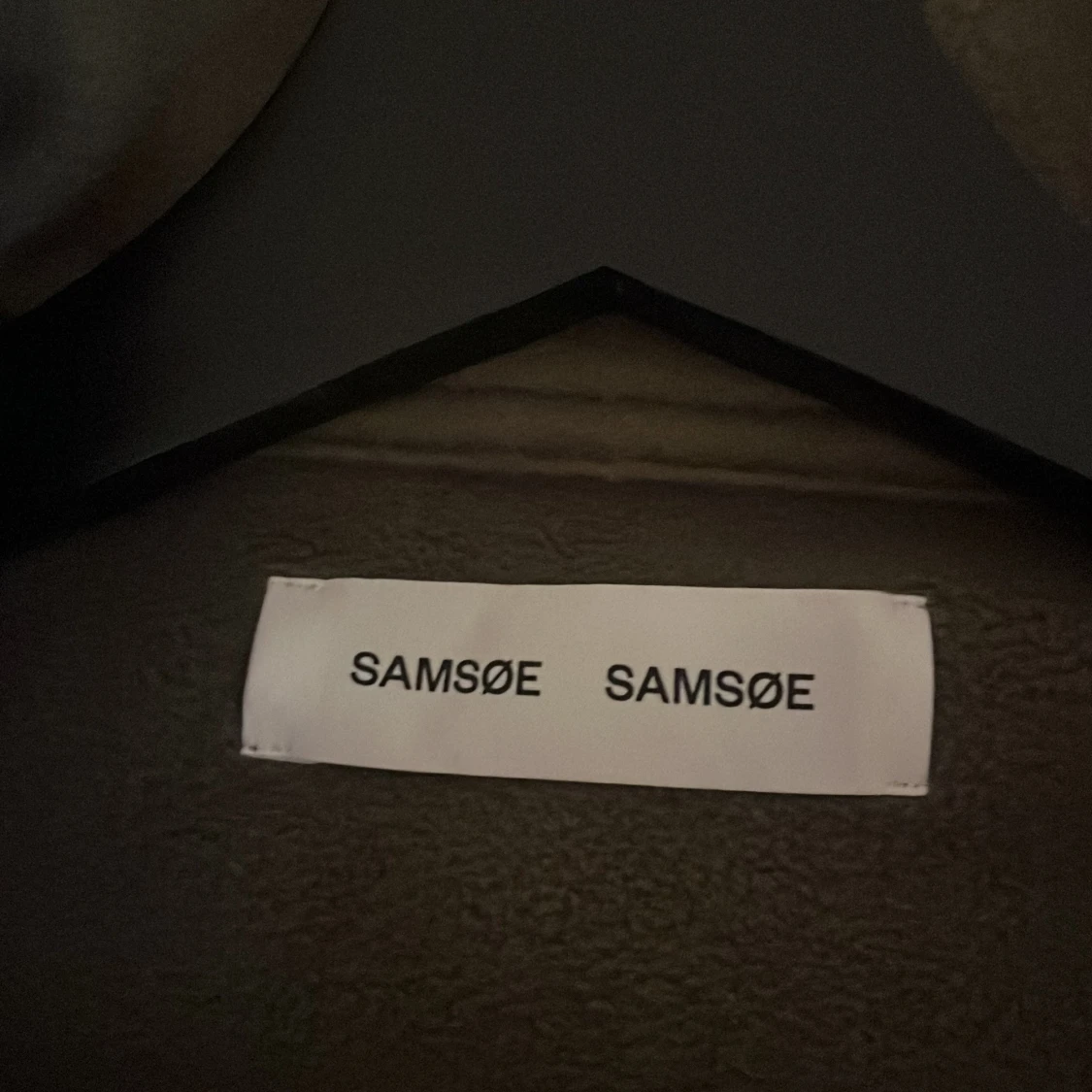 Olivgrön fleece half zip från Samsøe - 1