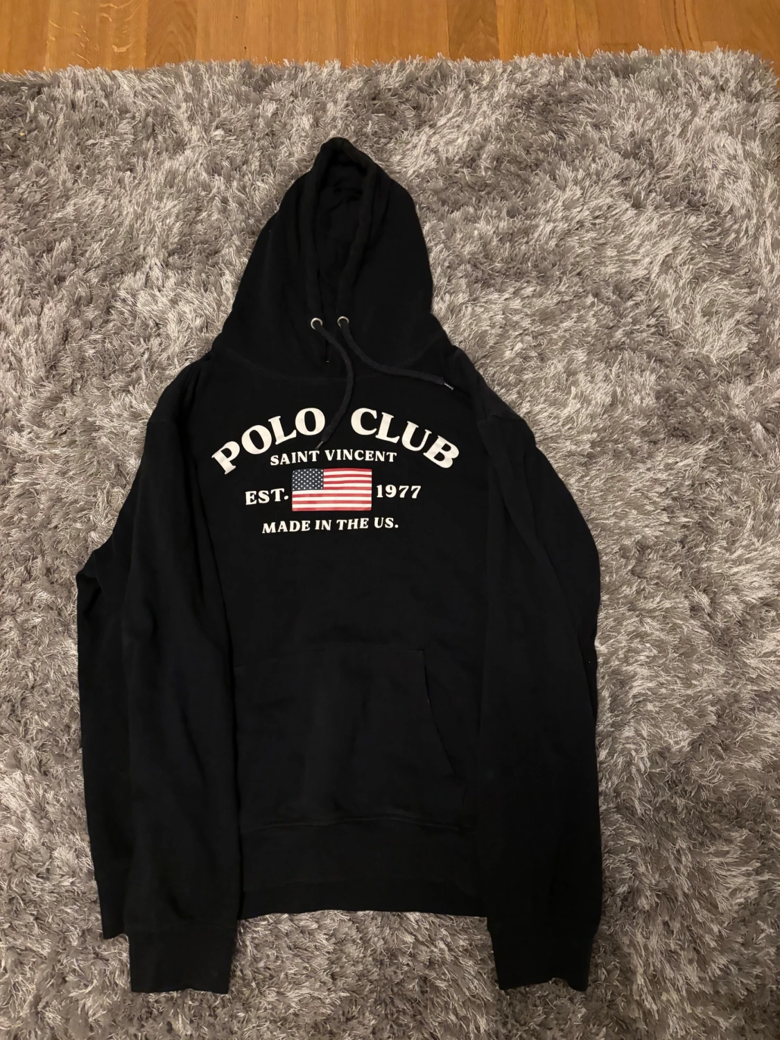 Svart hoodie Polo Club Saint Vincent