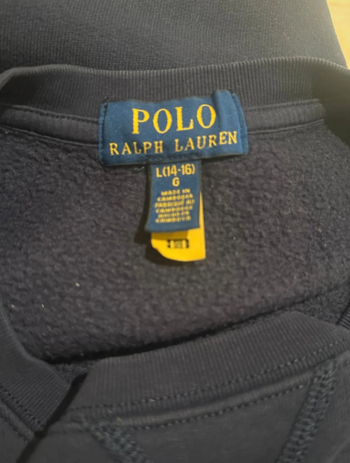 Mörkblå sweatshirt från Polo Ralph Lauren - 2