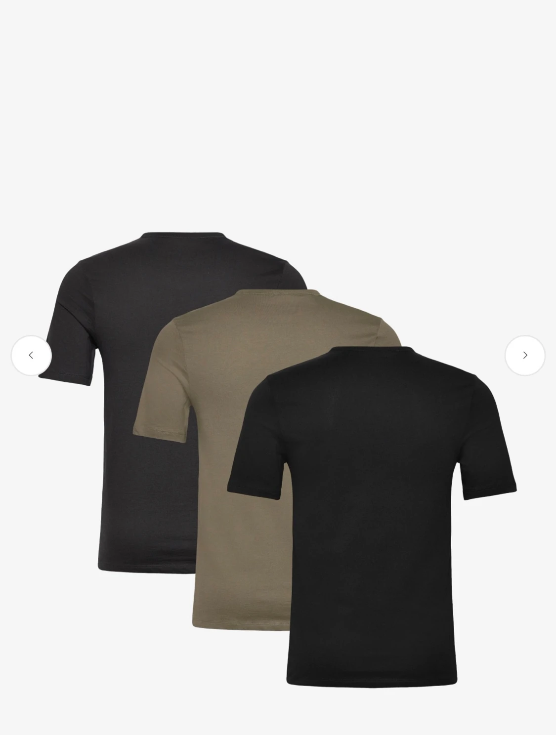 3-pack BOSS t-shirts i neutrala färger - 1