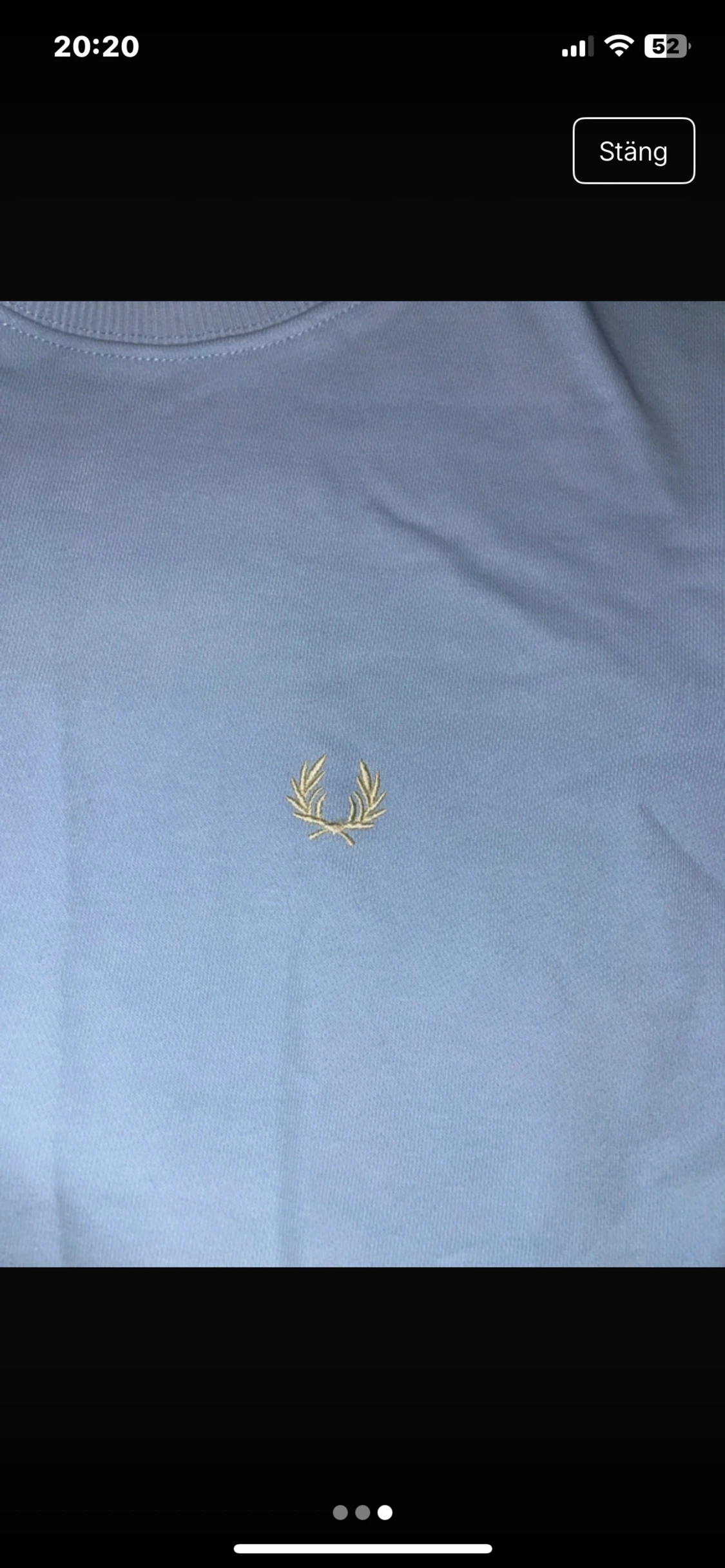 Ljusblå Fred Perry  - 2