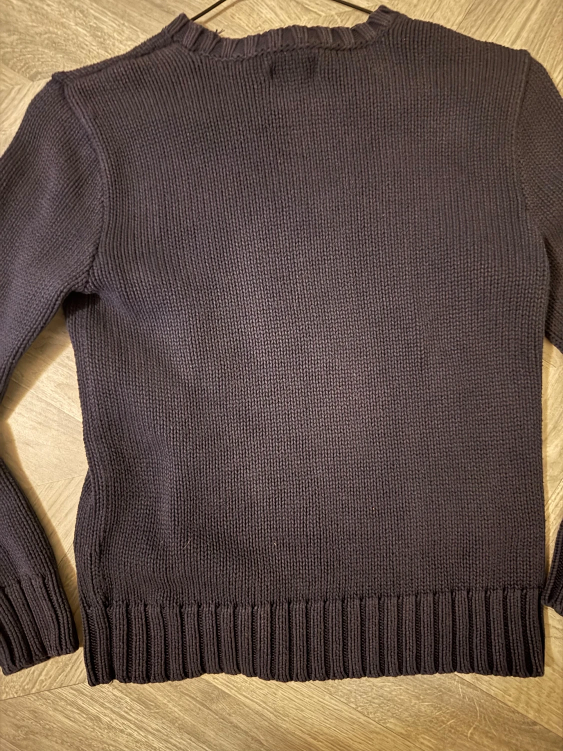 Mörkblå stickad tröja Polo Ralph Lauren  - 3