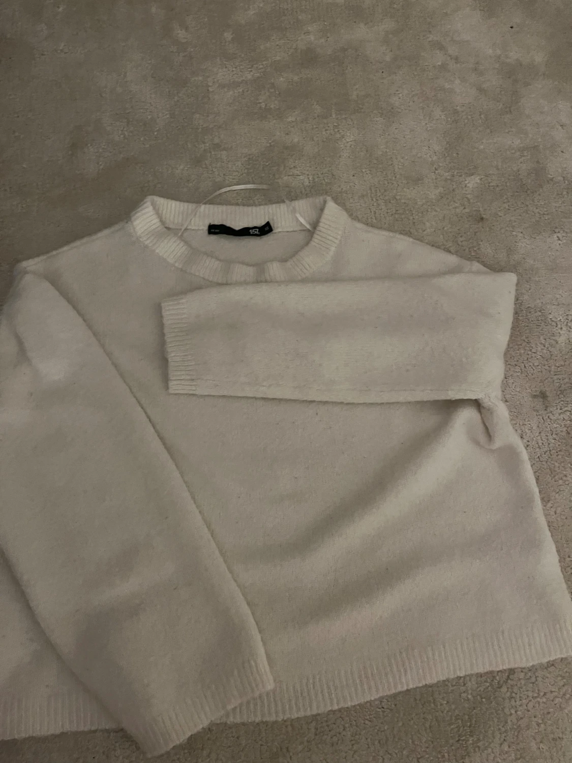 Vit stickad tröja från 157 XS - 1