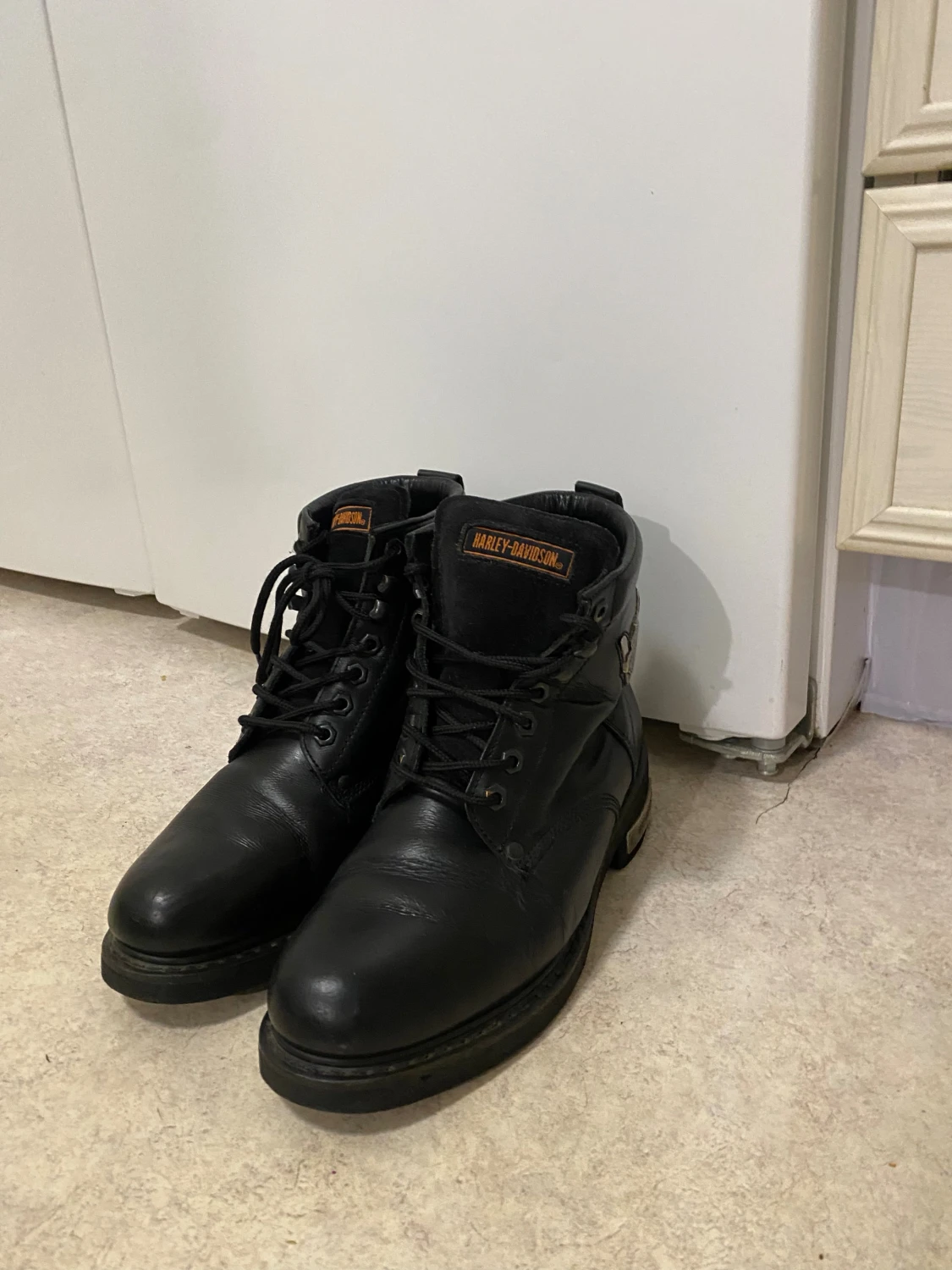 Svarta Harley-Davidson boots - 1