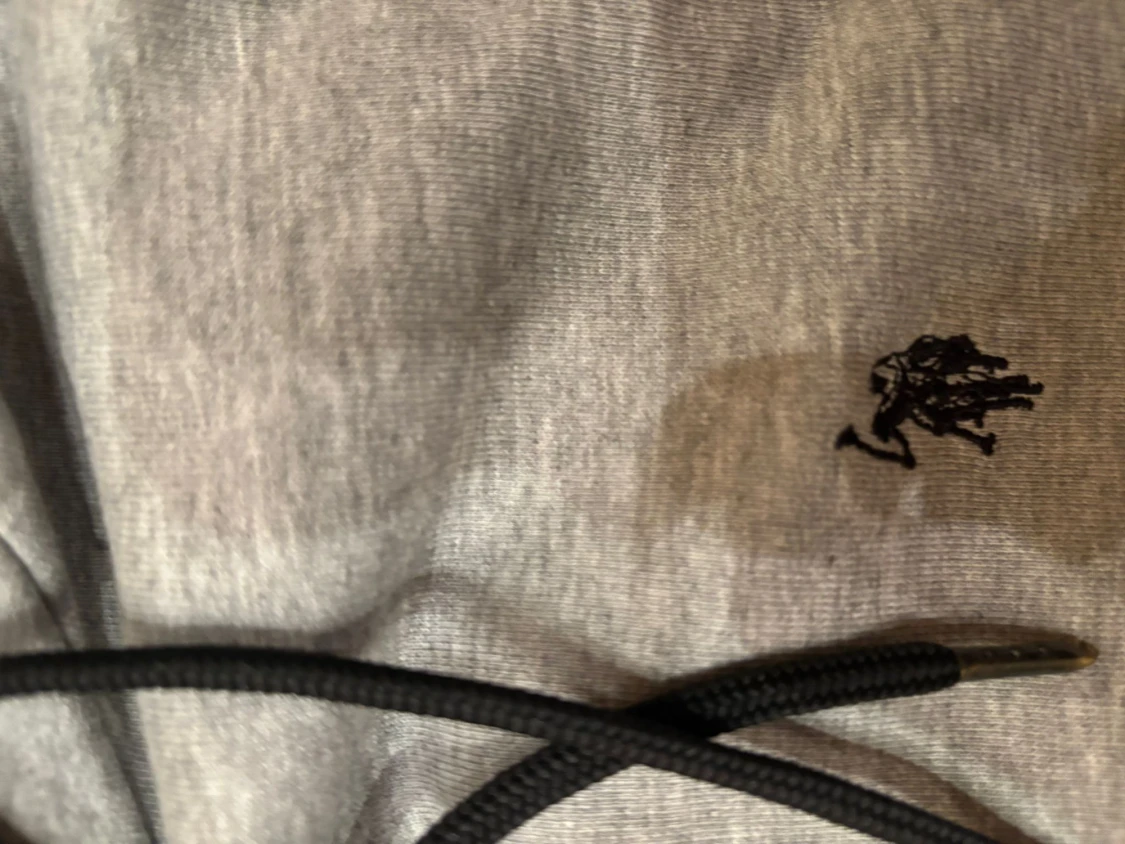 Grå hoodie från US Polo Assn, S - 3
