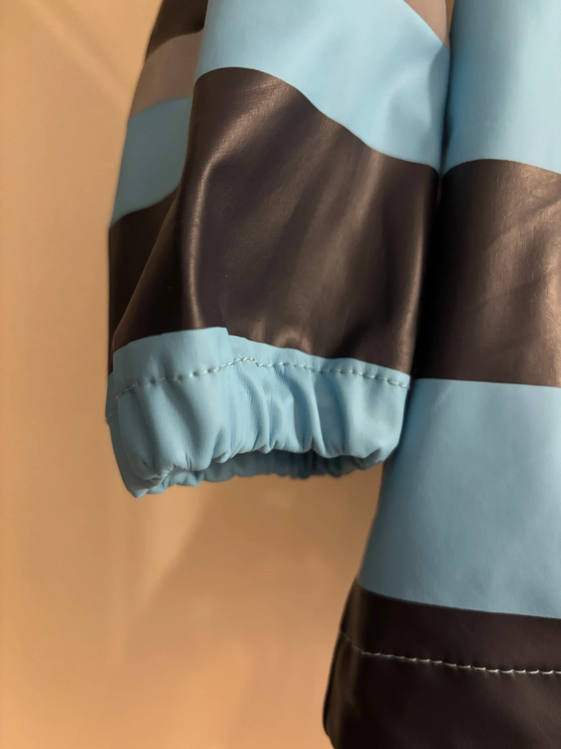 Randig regnjacka från Reima blå/svart - 5