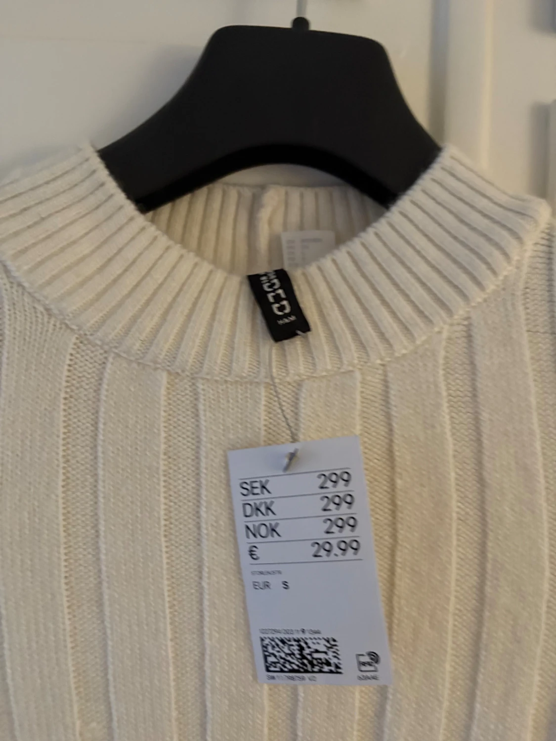 Stickad beige klänning ny. Knitted knit ribbad klänning Midiklänning  - 3
