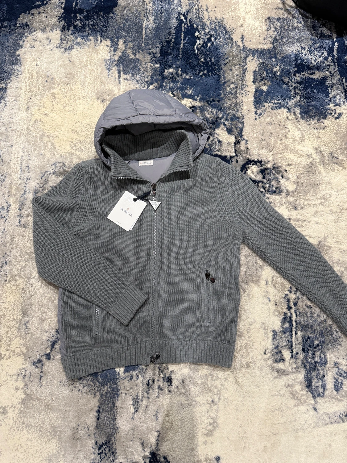 Grå Moncler Cardigan - 1