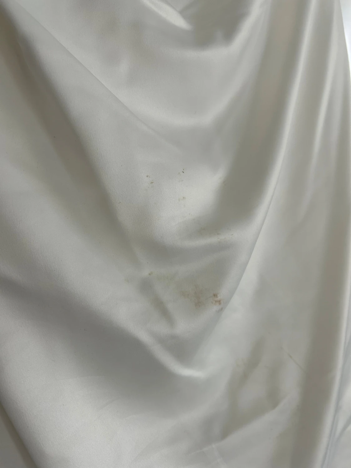 Vit axelbandslös bröllopsklänning  - 5