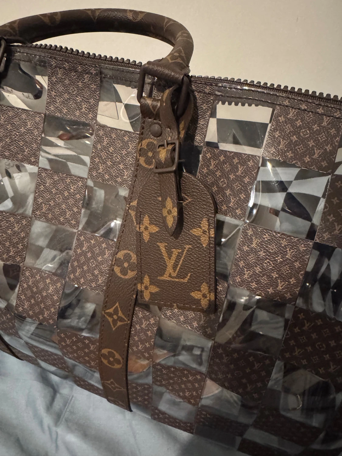 Louis Vuitton Keepall 50 Chess resväska - 2