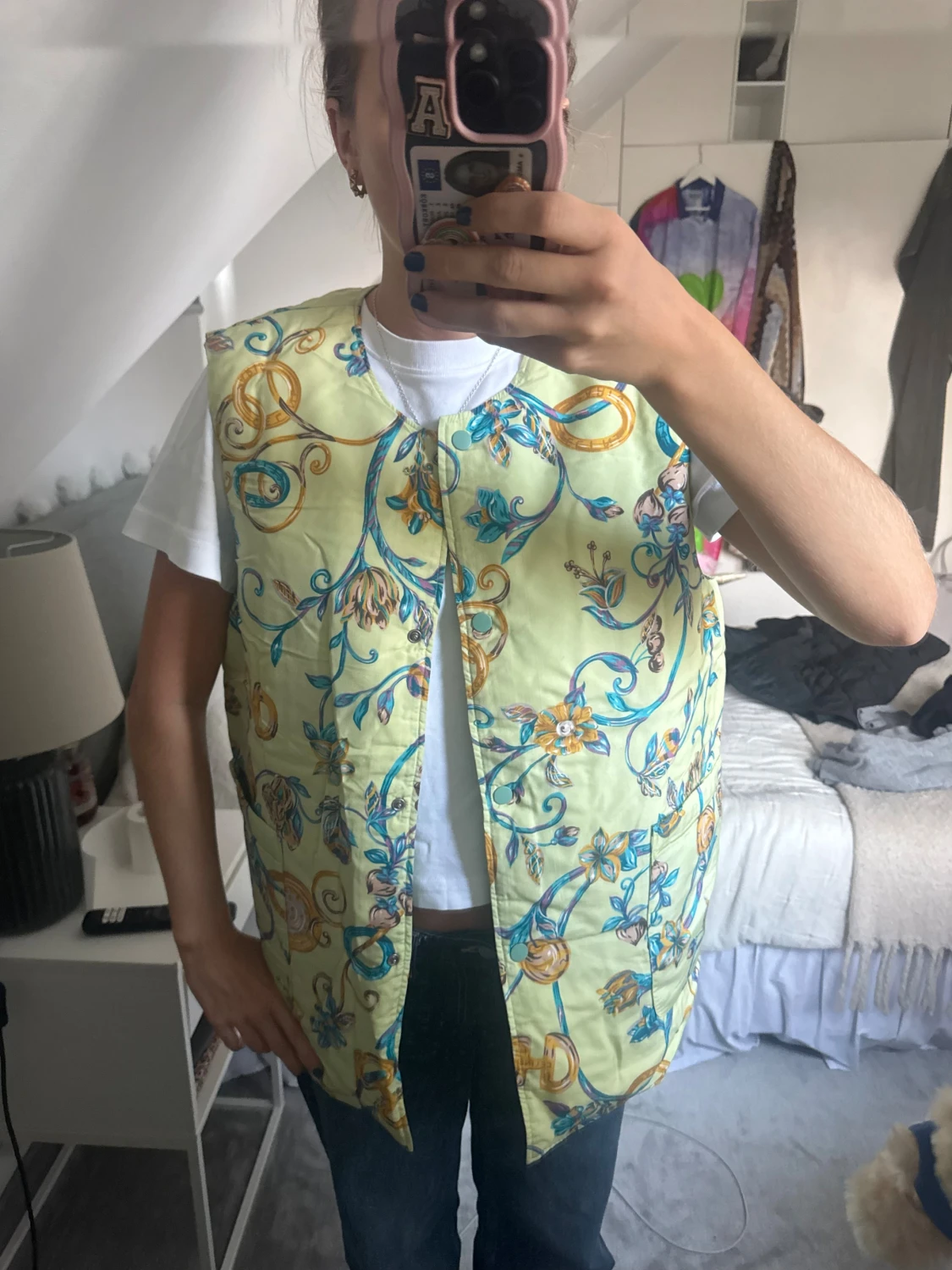 Mönstrad dunväst från Celine - 1