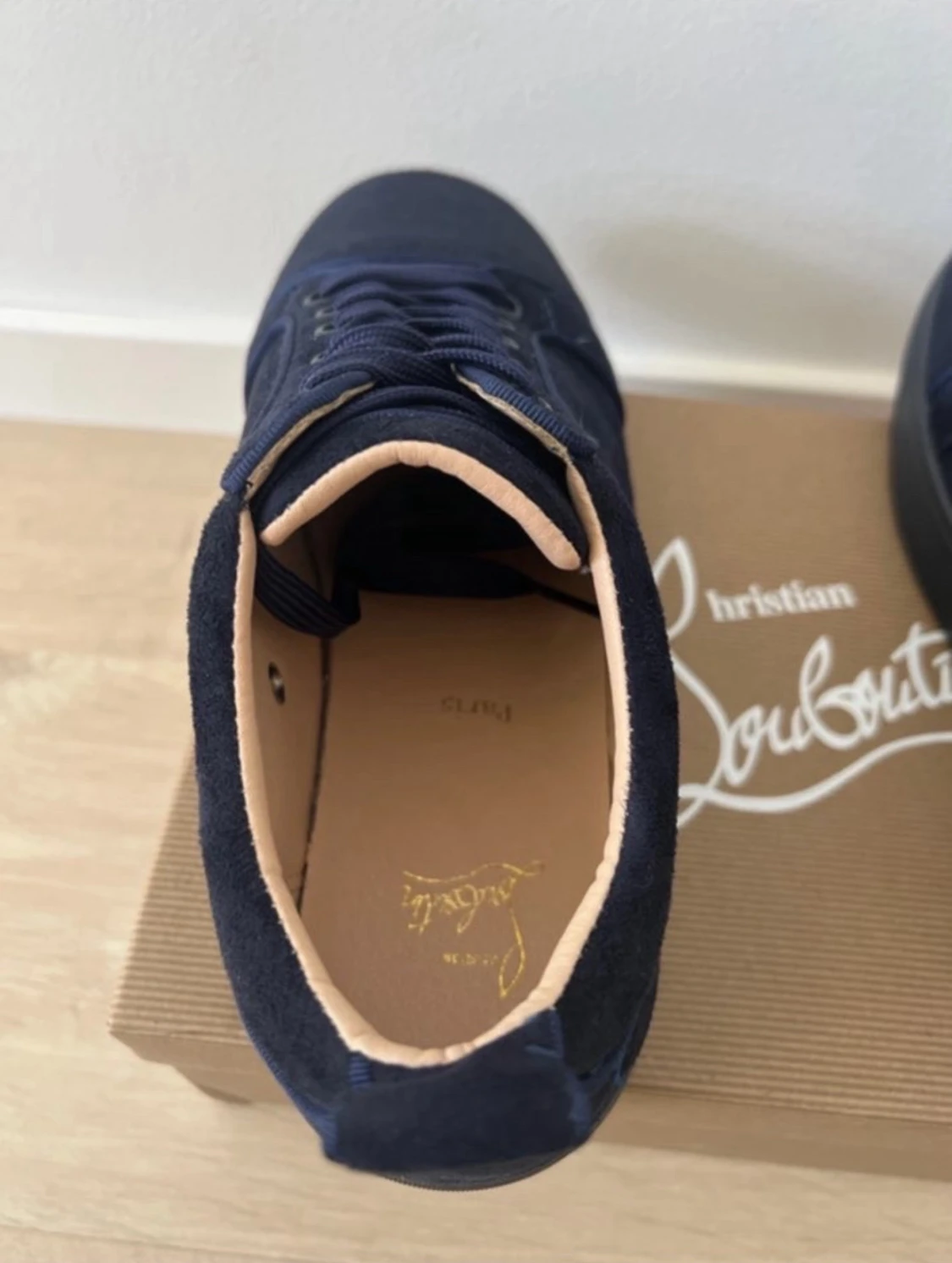 Mörkblå sneakers från Christian Louboutin - 4