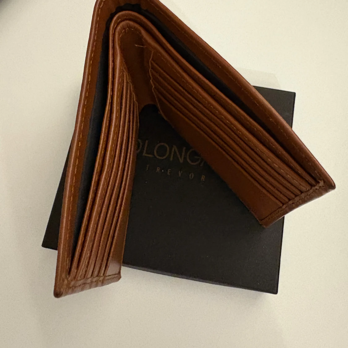 Brun skinnplånbok Bolongaro Trevor - 1