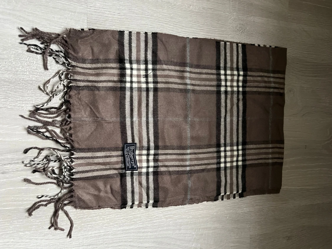 Brun rutig halsduk från Burberrys - 2