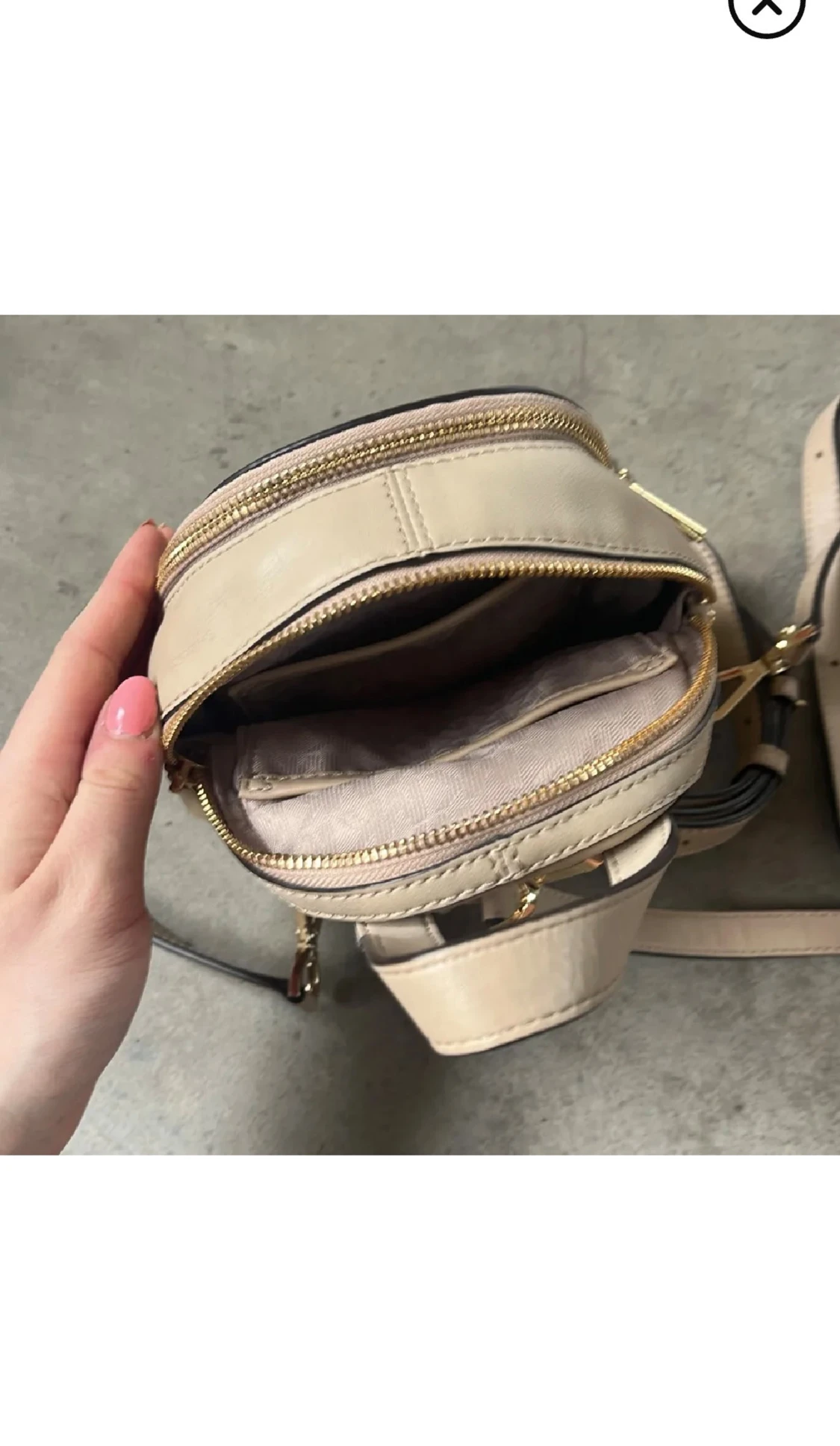 Beige quiltad ryggsäck Michael Kors - 3