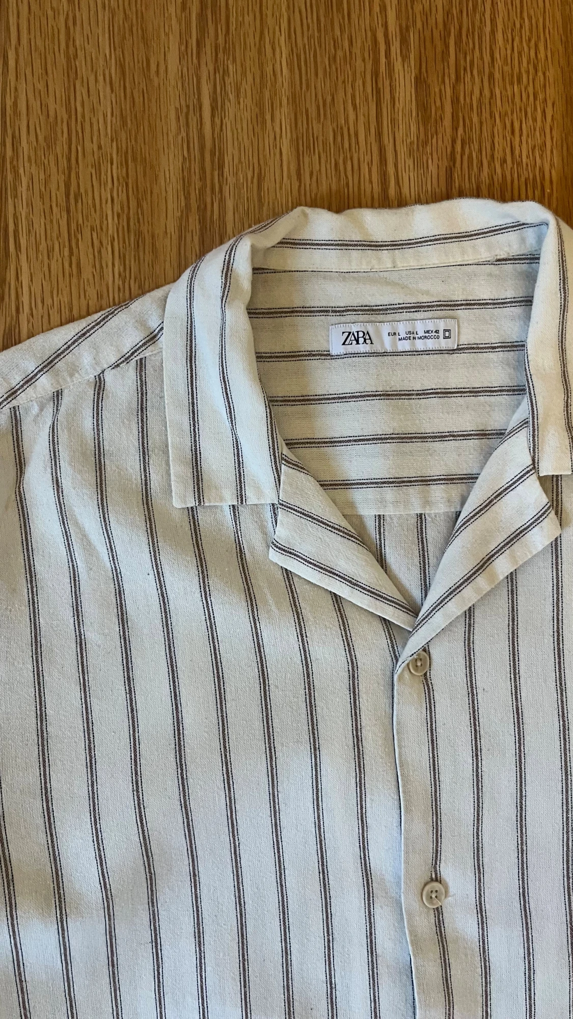 Randig kortärmad skjorta från Zara - 1