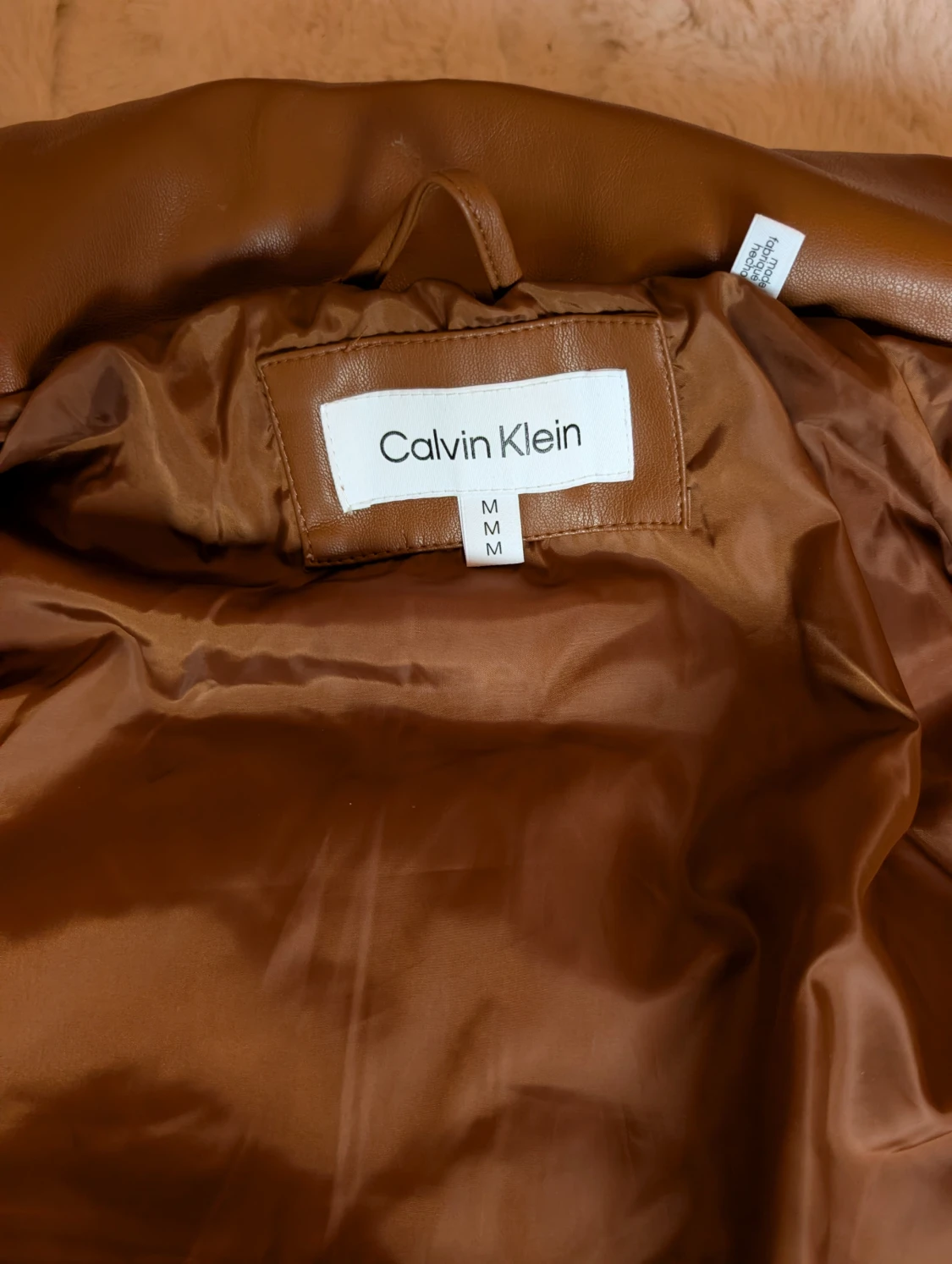 Brun pufferjacka från Calvin Klein - 3