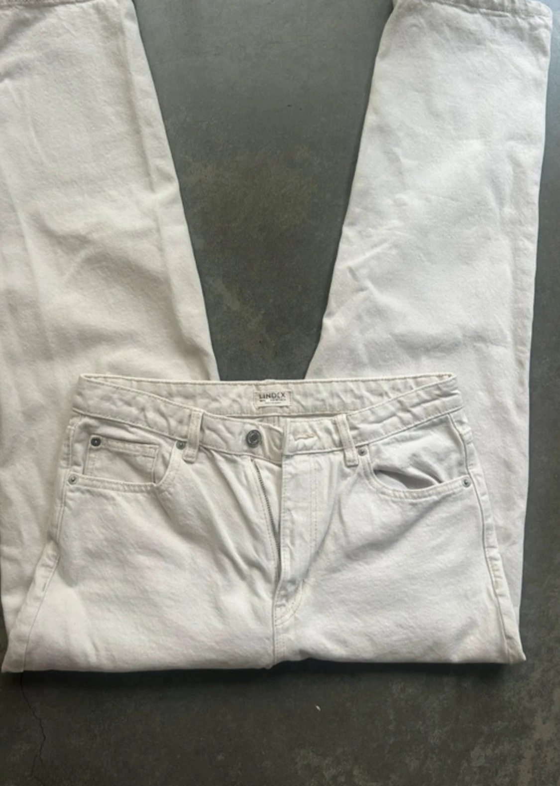 Vita jeans Betty från Lindex, strl 40 - 1