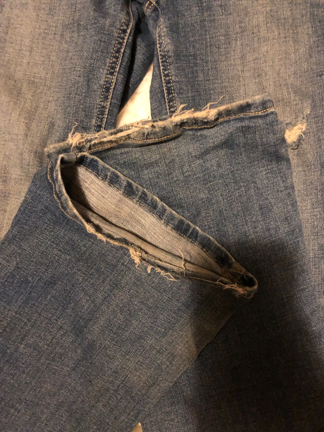 Blå bootcut jeans från Vero Moda - 4