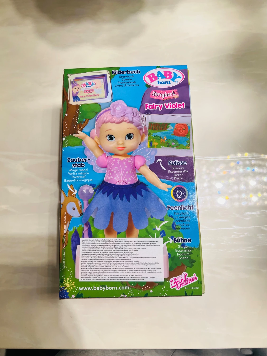 Baby Born Fairy Violet klänning - 1