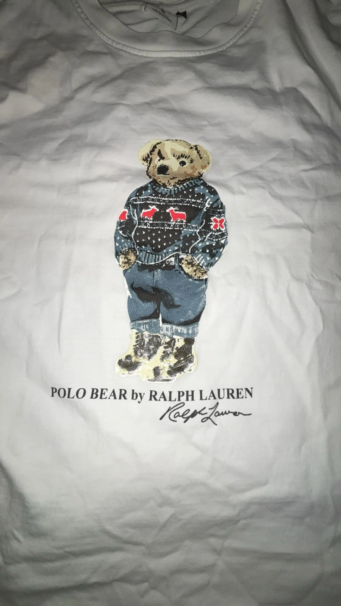 Vit Polo Bear t-shirt från Ralph Lauren - 1