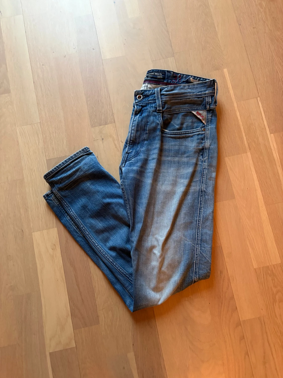 Replay Anbass blå jeans herr