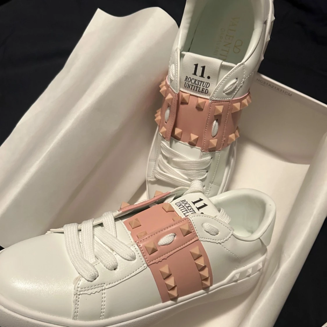 Valentino Open Studs Pink Rosa 39 EU Helt Nya ;D😎 - 4