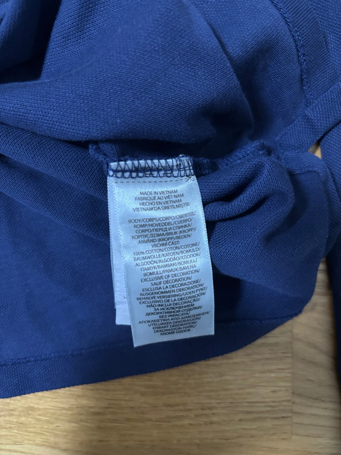 Marinblå långärmad piké från Polo Ralph Lauren - 3