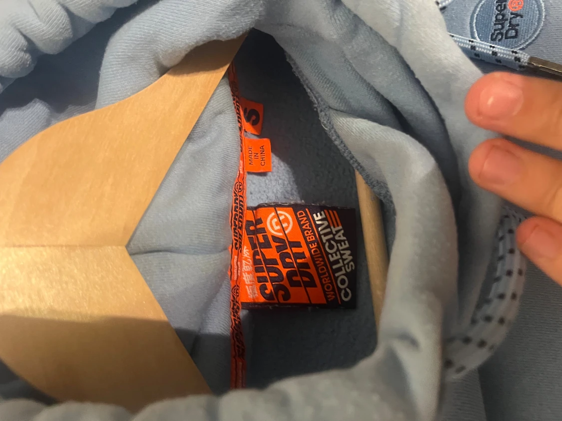 Superdry Blå Hoodie - 4