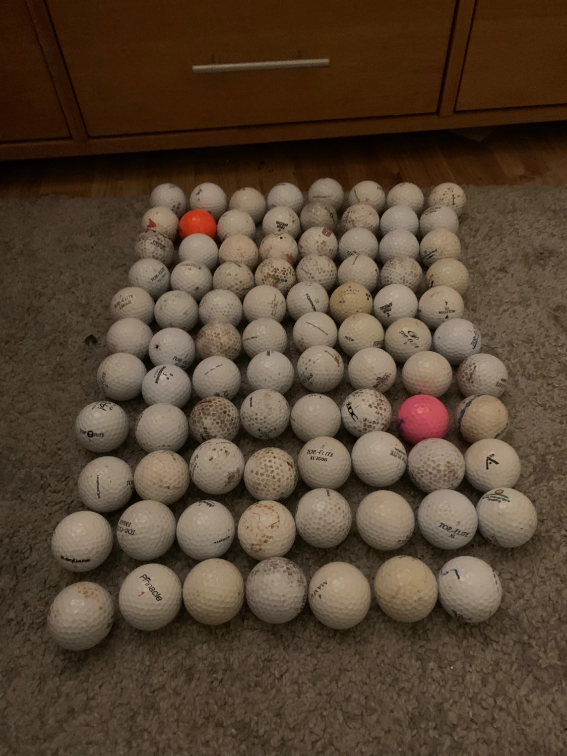 Begagnade golfbollar, blandade märken - 1