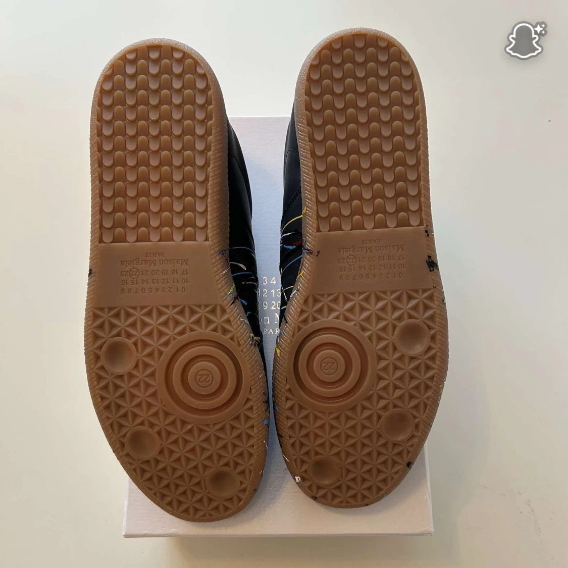 Maison Margiela sneakers med färgstänk - 3