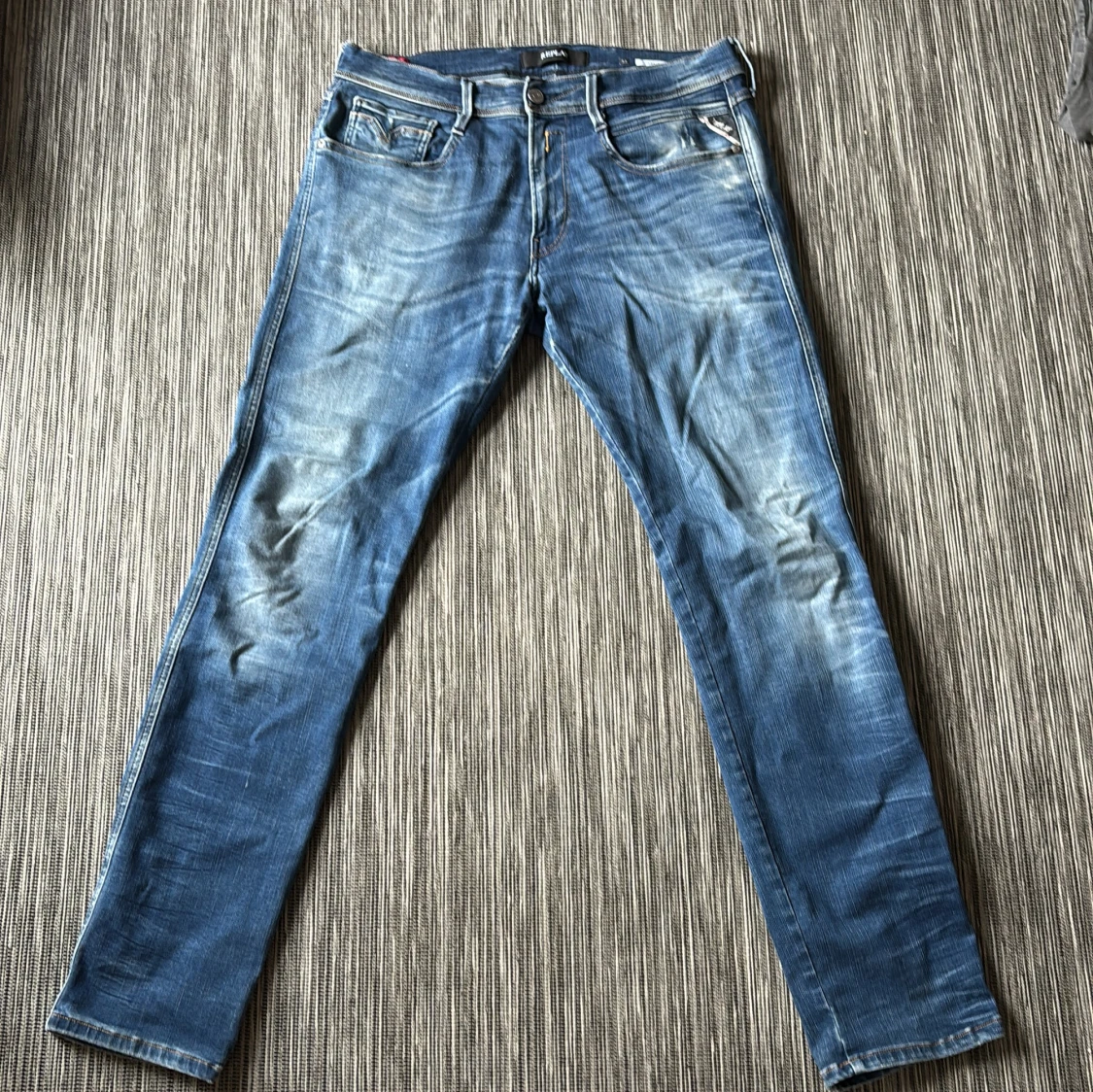 Replay Anbass Hyperflex jeans blå 33