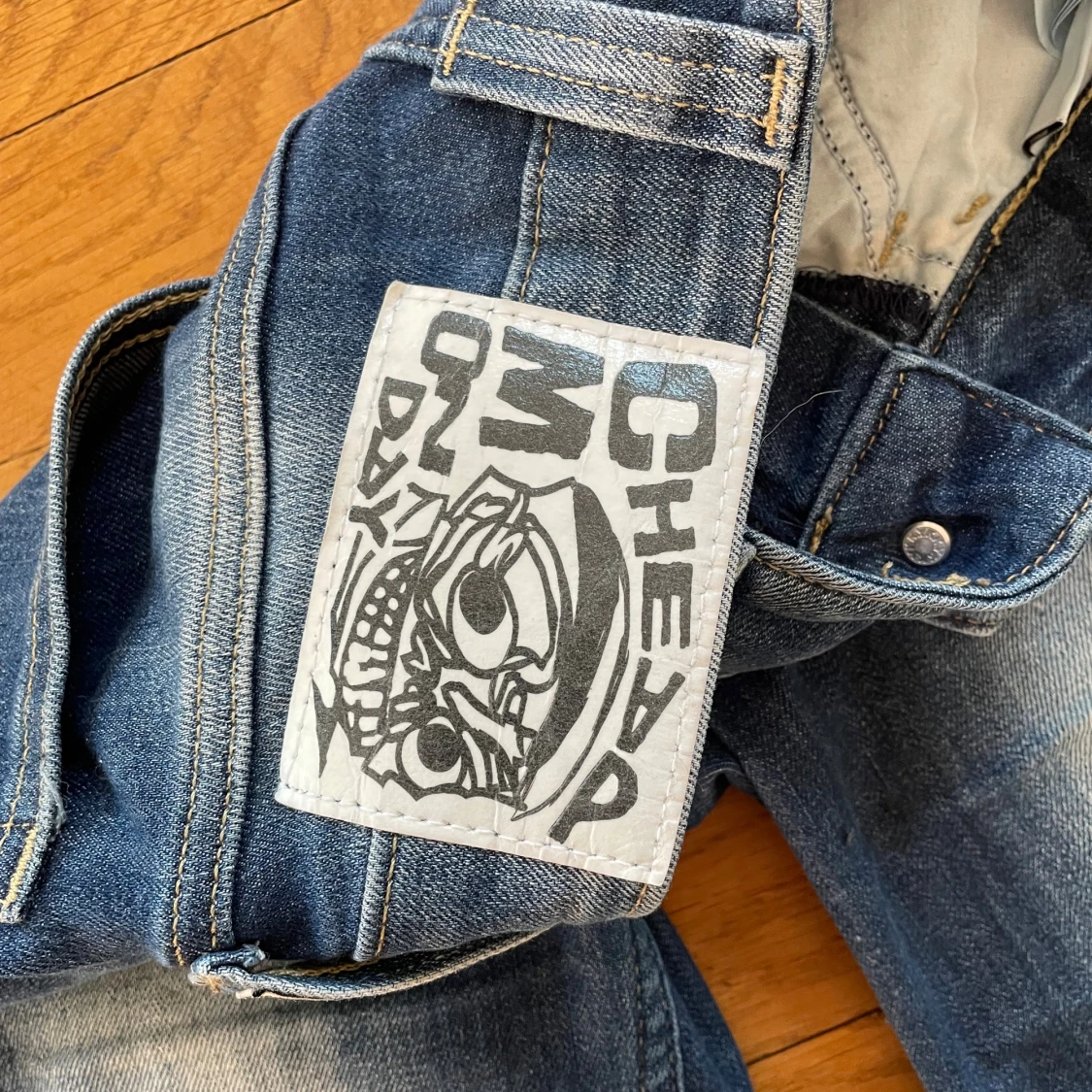 Blå bootcut jeans från Cheap Monday - 2