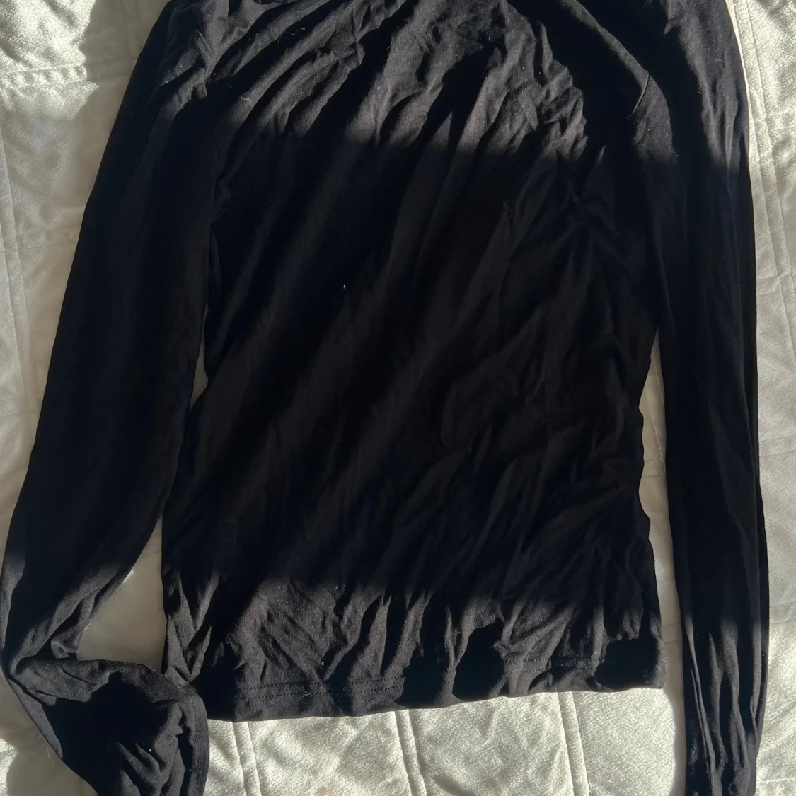 Svart långärmad tröja Gina Tricot XS