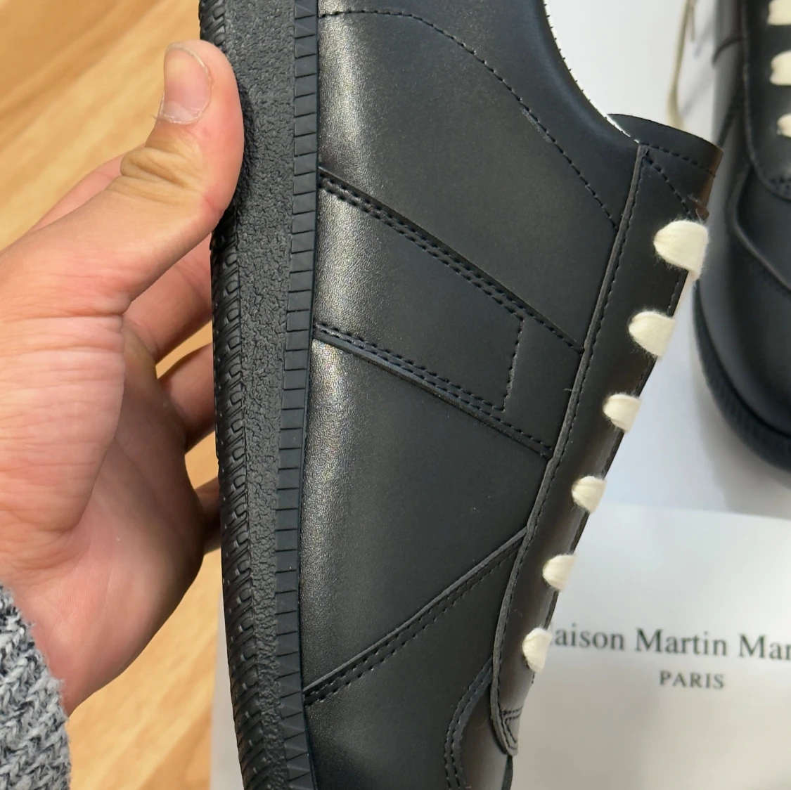 Maison Margiela svarta sneakers strl 43 - 4