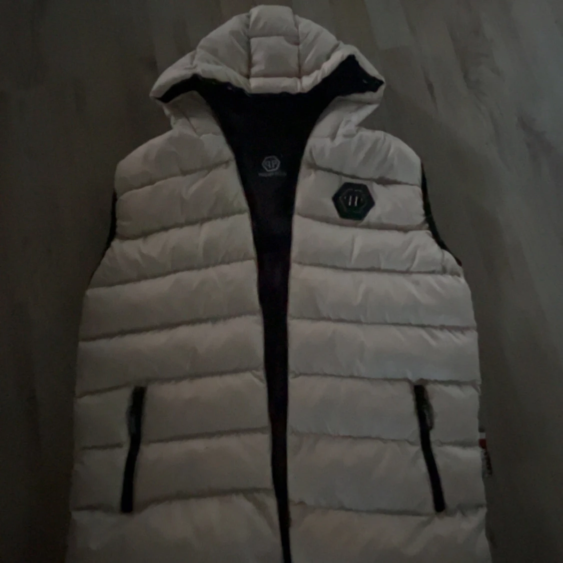 Vit dunväst från Philipp Plein