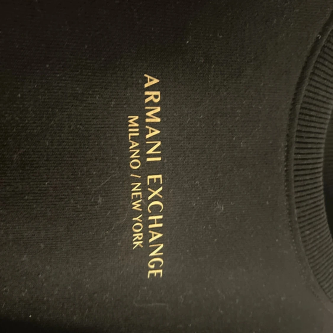 Svart sweatshirt från Armani Exchange - 1