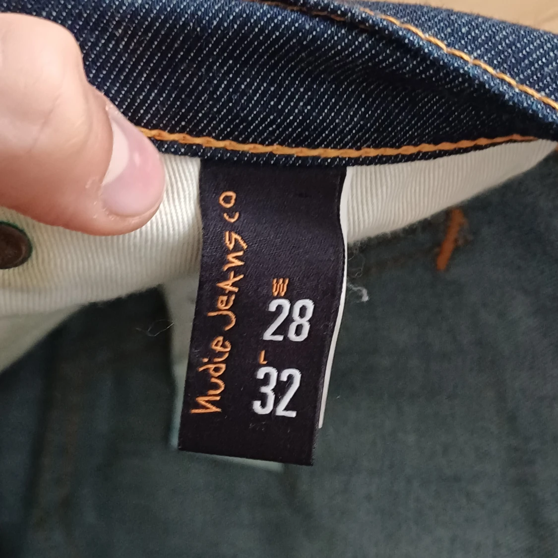Mörkblå jeans från Nudie Jeans, 28/32 - 2