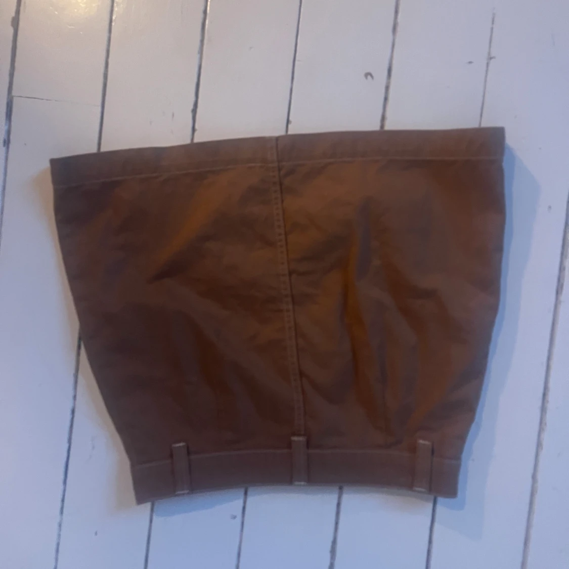 Brun kortkjol från Weekday, strl 36 - 2