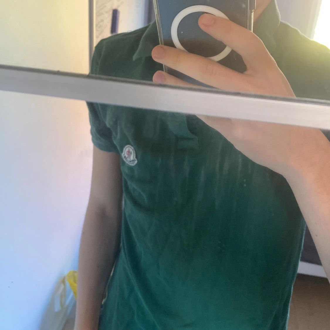 Grön pikétröja från Moncler - 2