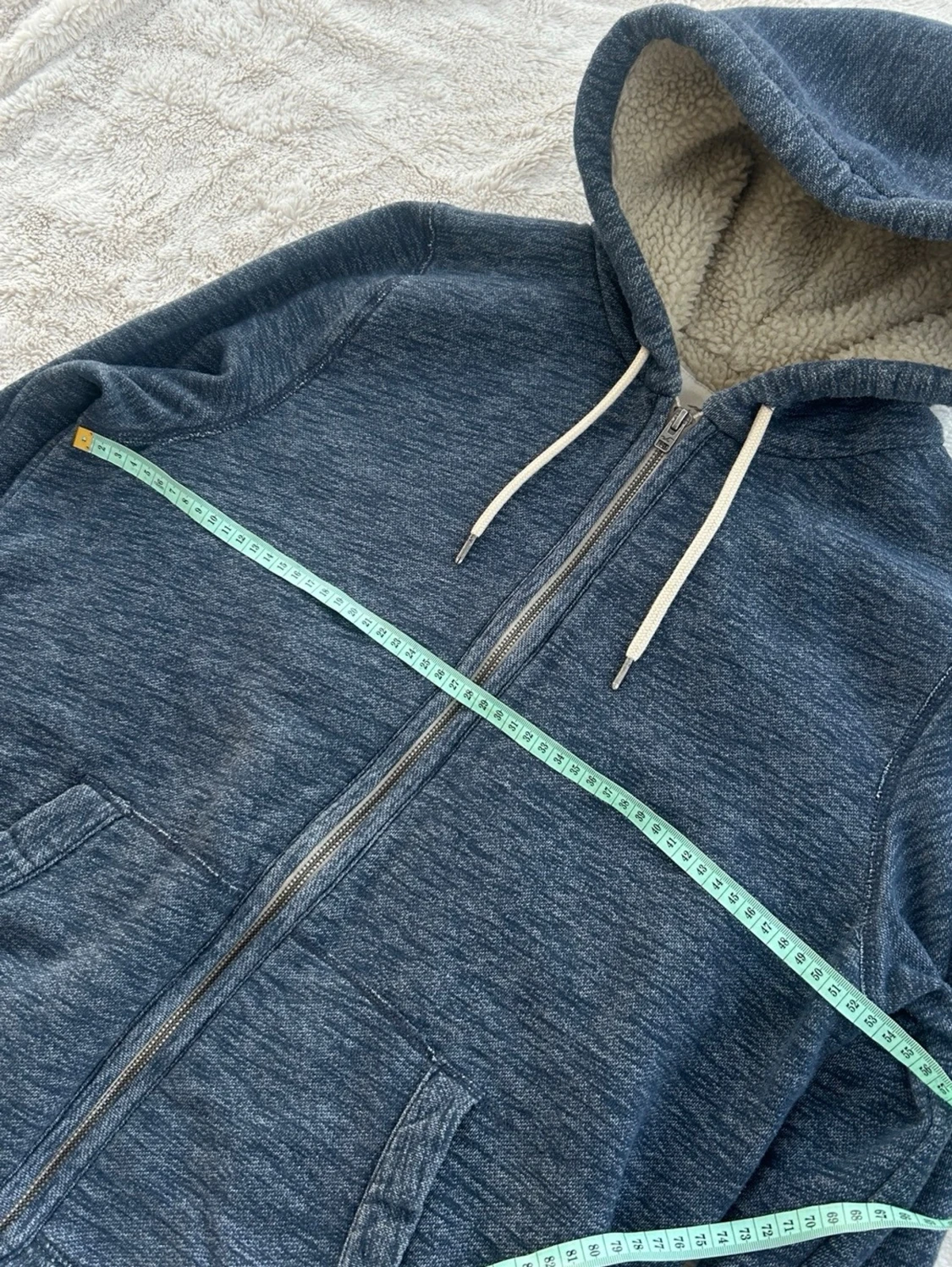 Hollister zip hoodie med foder  - 3