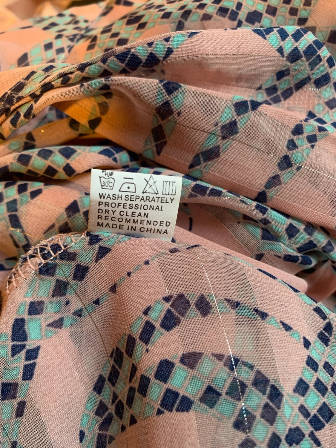 Knytblus i chiffong  - 4