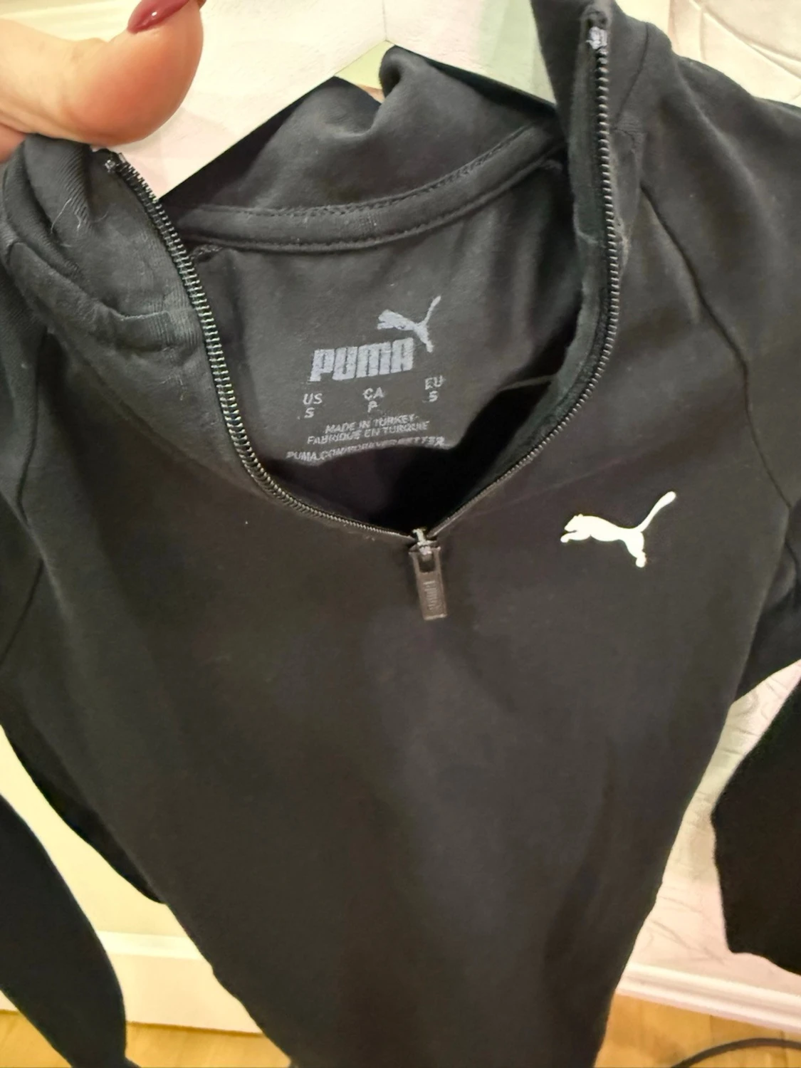 Svart långärmad klänning från Puma - 5