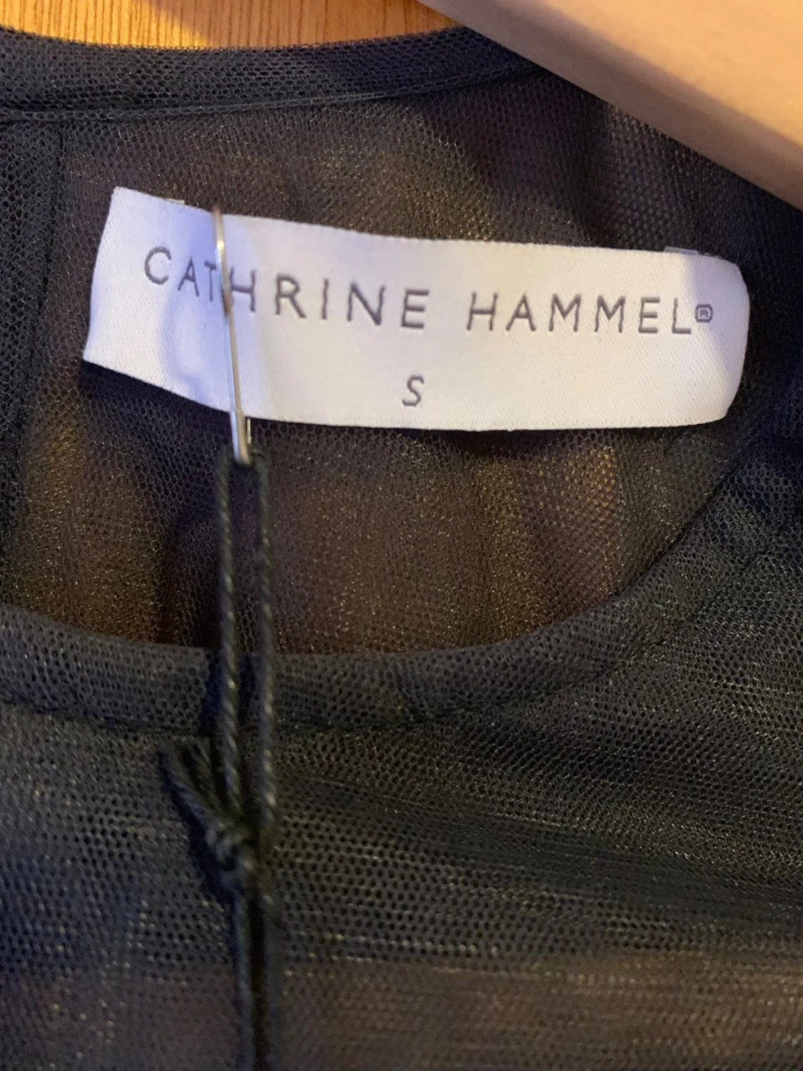 Svart tyllklänning från Cathrine Hammel - 3